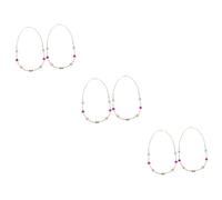 FRCOLOR 6 Piezas Máscara de cadena de prevención de caídas soporte gafas soporte para gafas cordón de anteojos correa para sujetar gafas para niños cordón para la cubierta de la cara talón