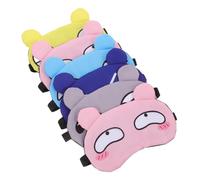 FRCOLOR 6 Piezas Máscaras de Ojos de Cartón Kawaii Pack de Ajustables y Cubiertas y Uso Casa Bloqueo Total de Luz Garantizada