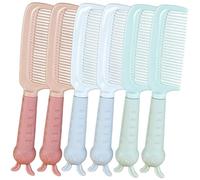 FRCOLOR 6 Piezas Peines Antiestáticos de Dibujos Animados Cabello Peines Portátiles para Niñas y Bebés Accesorios para Mujeres y Estudiantes para Peinar el Cabello