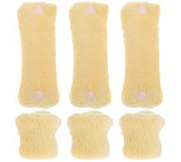 FRCOLOR 6 Piezas rizador perezoso soporte de manguera rulos pequeños vara hair curler modelador de cachos herramienta de rizador de pelo para dormir sin rizadores de calor vellón de coral