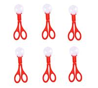 FRCOLOR 6 piezas Tijeras Atrapa para Herramienta de Recolección de Bichos Rojo para Actividades al Aire y Campamentos