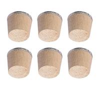 FRCOLOR 6 Tapones de Madera y Diseño Simple Aislamiento Térmico Reemplazables para Botellas y Hervidores de Agua Caliente para Uso Diario