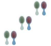 FRCOLOR 6 unidades de peine de aire ergonómico, cepillo rizador de pelo, peine de masaje, cepillo desenredante, de peluquería, de masaje, de plástico, cojín de aire