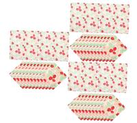 FRCOLOR 60 Hojas De Servilletas De Fresa Coloridas Decoraciones De Servilletas De Fiesta Servilleta Para Fiesta De Fresa Accesorios De Adorables De