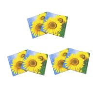 FRCOLOR 60 Hojas servilletas de papel para fiestas decoración fiesta accesorios fiesta Decoración de mesa servilletas de fiesta servilletas impresión servilleta de papel girasol