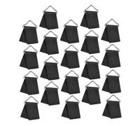 FRCOLOR 60 Juegos Anillos Triangulares para Trampolín Hebillas Metálicas V de Alta Resistencia con Cinta para Reparación Rápida Muelles Accesorios Duraderos para Mantenimiento de