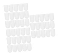 FRCOLOR 60 Piezas Dedo Puntas De Los Dedos Protector Del Pulgar Guantes De Silicona Protectores De Dedos De Guitarra Mangas De Gel Para Los Dedos Cojines Para Los Dedos Puntera De