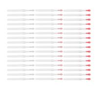 FRCOLOR 60 Pinceles Aplicadores de Labios de Silicona con Tapa Pincel de Maquillaje para Bálsamo y Brillo Labial Herramienta Portátil Reutilizable para Cuidado y Difuminado Viajes