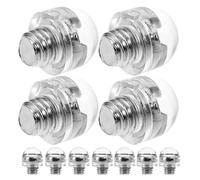 FRCOLOR 60 Silenciadores para Tijeras de Peluquería de Silicona Transparente 30 MM Amortiguadores de Ruido para Mangos Tope de Repuesto para Accesorios de Salón Profesional