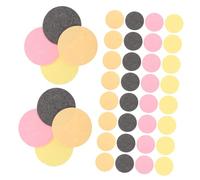 FRCOLOR 60piezas Limpiadora Redonda De Celulosa Discos Limpiadores Faciales Reutilizables Paños De Esponja Para Desmaquillar Esponjas Faciales Para Cuidado Diaria y Viajes