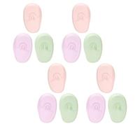 FRCOLOR 6pares Fundas de Silicona para Orejeras Protectores Auditivos para Teñir el Cabello Accesorios Impermeables para Peluquerías Orejeras Suaves para Teñir y Permanente
