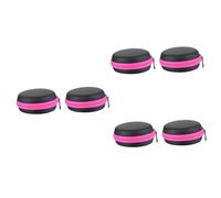 FRCOLOR 6piezas Bolsa De Almacenamiento De Aceites Esenciales Compartimentos Estuche De Transporte Portátil para Botellas Organizador De Viaje para Aromaterapia Sin Botellas