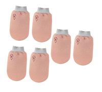 FRCOLOR 6piezas Guantes Exfoliantes De De Doble Cara Guantes De Baño Antideslizantes Para Exfoliación Corporal Para Uso Casa