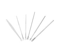 FRCOLOR 6piezas Limpiadores De Oídos Herramientas Metálicas Kit Para Eliminar Cerumen Palillos Espirales Para Oídos Duradero y Reutilizable