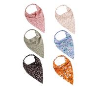FRCOLOR 6piezas Pañuelos Elásticos Cabello Bufandas Triangulares Para Mujer Bandanas