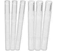 FRCOLOR 6piezas Unidades Bolígrafo Aceite Cutículas Tubos Vacíos Aceite Uñas Bolígrafo Brillo Labial