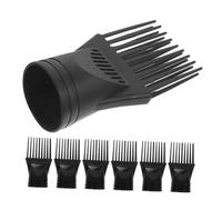 FRCOLOR 7 Peines Multifunción Para Secador De Pelo Boquilla De Plástico Para Secador De Pelo Cepillo Negro