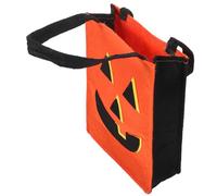 FRCOLOR 7 Piezas Bolsa de calabaza de Halloween vendimia de halloween equipo decoración decoración de bolsa portátil de titular de elegante Orange