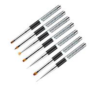 FRCOLOR 7 Piezas Pinceles Para Decoración De Uñas Pluma Para Decoración De Uñas Para Manicura y Uso Salón De Belleza