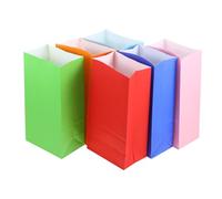 FRCOLOR 72piezas Bolsas De Papel De Colores Para Fiestas Infantiles Bolsa De Dulces y Palomitas Para y Eventos Pack De Colores