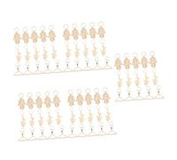 FRCOLOR 75 Piezas Colgante De Rastas Africanas Cuentas De Joyería De Rastas Accesorios Para Rastas Accesorios Para El Cabello De Conchas De Mar Trenza Pequeño Círculo De Zinc