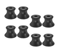 FRCOLOR 8 Piezas Accesorios para Diapasón de Meditación Soporte Estable y Amortiguación de Sonido de Goma Negra para Sesiones y Estudio