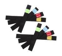 FRCOLOR 8 Piezas Almohadillas Mute para Platillos de Batería Cinturón Elástico Silenciador para Práctica Silenciosa Compatible con Platillos