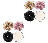 FRCOLOR 8 Piezas anillo de pelo coleteros scrunchies accesorio para el cabello para mujer bufandas para mujer pañuelo para el pelo elástica para el cabello elasticidad toalla de pelo