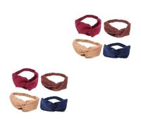 FRCOLOR 8 Piezas banda para el cabello para niñas hair band hair topper diadema de antena alienígena verde pañuelo azul pañuelo cabeza Tocado de moda aro de pelo sencillo