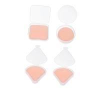 FRCOLOR 8 Piezas borla para empolvarse bocanadas de polvos faciales hojaldre de cosméticos maquillaje maquilhagem pequeños soplos de polvo bocanadas flexibles Poliuretano hidrofílico