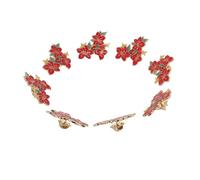 FRCOLOR 8 Piezas Broches de Flores de Aleación de Moda Set Diseño Creativo y Detalles Delicados para Solapa Mujer y Hombre Accesorio Estético para Mochila y Ropa