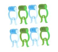 FRCOLOR 8 Piezas Clip Corrector De Nariz Clip Para Detener Las Hemorragias Nasales Clips De Entrenamiento De Respiración Pulmonar Alisador De Nariz Familiar Pompón Clip De Enfermería