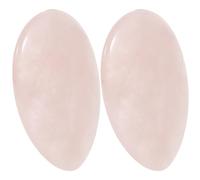 FRCOLOR 8 Piezas De Piedra De Descompresión Masajeador De Jade Piedra De Masaje Para Relajar Herramienta Raspadora Facial Gemas Para La Cara Cristales De Chakra Herramientas Para La