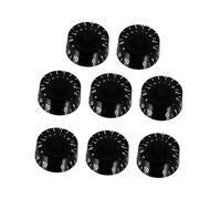 FRCOLOR 8 piezas de Volumen para Guitarra Eléctrica de Perillas de Plástico para Amplificadores y Compatibles con y Bajos Eléctricos Diseño y Duradero