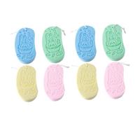 FRCOLOR 8 Piezas Esponja De Baño Exfoliante Pan De Ducha Accesorio Para Bebé Depurador De Baño Portátil Cepillo Depurador De Espalda Limpiador De Baño Cepillo De Limpieza De Baño