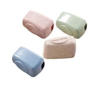 FRCOLOR 8 Piezas Estuche de Viaje para cepillos de Soporte para Cepillo de de baño Funda Porta cepillos de Cubierta del Cepillo de páginas