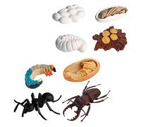 FRCOLOR 8 Piezas Figuritas de Ciclo de de Trabajadoras de Educativos de Simulación para Juguete Cognitivo de y Decoración Infantil