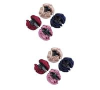 FRCOLOR 8 Piezas garra de pelo pinzas de cabello lazos de pelo de halloween para mujer hair topper morat pasador de pelo pasadores de pelo Pasador para el pelo pinzas para el cabello Rosa