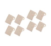 FRCOLOR 8 piezas Jabonera Natural Bolsa de Jabón Organizador de Brillo de Labios Soporte para Rejilla de Jabón Bolsas para Almacenamiento de Jabón Jabón Casero Red de Lavado Nacar