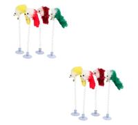 FRCOLOR 8 Piezas Juguetes de Sonido de Primavera Juguetes para Gatos Juguetes elásticos Juguetes Juguetes de Gato de Primavera Juguete Gato Juguete ratón Pluma el Timbre