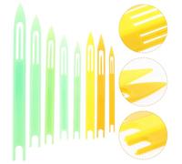 FRCOLOR 8 Piezas Lanzaderas para Tejer y Reparar Redes de Pesca, Herramientas Plásticas Ligeras y Portátiles, Tamaños del 1 al 8 para Uso en Pesca y Manualidades Color Color Aleatorio