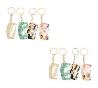 FRCOLOR 8 Piezas Mini Peine Llavero Creativo Peine De Anchos Para Cabello Rizado Peines De Anchos Peine De Anchos Peine Húmedo Peine Desenredante Peine De Bolsillo