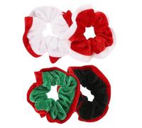 FRCOLOR 8 Piezas Titular De La Cola De Caballo Lazos Elásticos Para El Cabello Cintas Para El Pelo De Fiesta De Navidad Gomas Para El Pelo De Navidad Cuerda De Pelo De Navidad