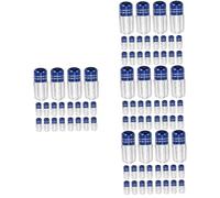 FRCOLOR 80 Unidades De Botella De Medicina De Viaje Contenedor De Bebidas Botellas De Viaje Para Pastillero Contenedores De Tamaño De Viaje Botella De Pastillas Con Cierre Pequeñas