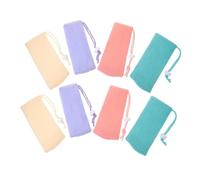 FRCOLOR 8pcs -Seifenbeutel Seifentasche Seifen Halter Gesichtswäsche Seifenstückbeutel Shampoo-Bar Halter ein Bad nehmen Wäschesack Shampoo-Rack Badeseife reisen Netztasche Sport