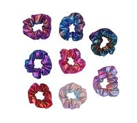 FRCOLOR 8piezas Elástica De Moda Para Mujer Accesorio De Doble Color Creativo Para Niña Anillas Pelo