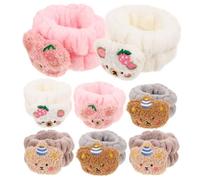 FRCOLOR 8piezas Pulsera Que Limpia el Sudor de Muñequeras para Lavarse la Cara Casa Muñequera de Toalla Spa