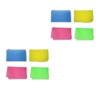 FRCOLOR 8piezas Toalla De Baño Exfoliante De Nylon Para Espalda De Amarillo Verde Azul y Rosa Cepillo Corporal Para Eliminar Muerta y Grasa