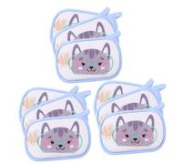 FRCOLOR 9 piezas bebé toalla de baño toallas de bebé mocos falsos esponja de limpieza corporal esponja esponja para accesorios para baby shower herramienta de dibujos animados toallitas depurador niño