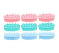 FRCOLOR 9 Piezas Cepillo De Champú Para Bebés Herramientas De Mano Esponja De Baño Cepillo De Cuerpo De Silicona Cepillado De Cuerpo Seco Cepillo De Esponja De Silicona Cepillo De Masaje